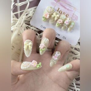 Garden Fairy Press On Nails